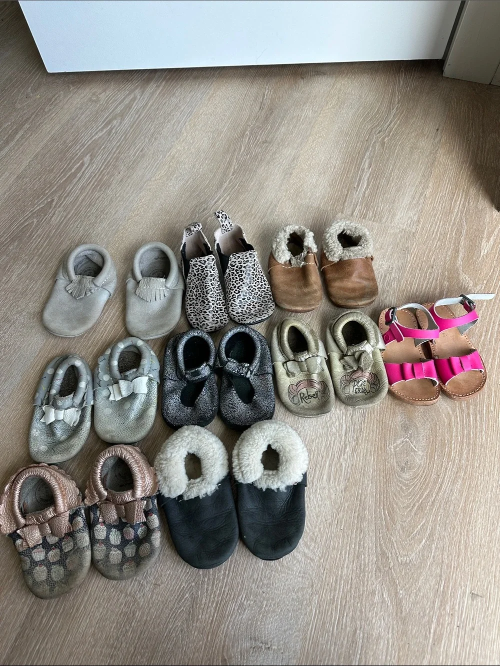 Freshly Picked Size 5 Shoe Lot Mini Soles & Soft Sole Chelsea Boots 9 Pairs T